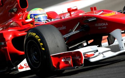 Abu Dhabi, la Pirelli debutta in pista. Massa il più veloce