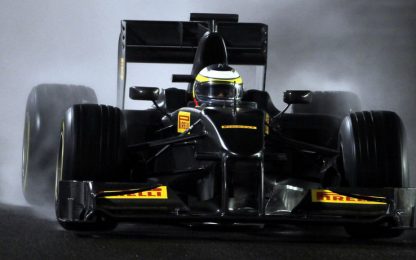 Abu Dhabi, la Pirelli supera il test F1 sul bagnato