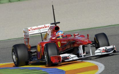 F1: Alonso vola a Valencia. Vettel deve già inseguire