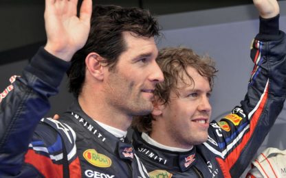 Webber-Vettel, coppia confermata in Red Bull anche nel 2012
