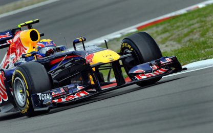 Gp Germania: Webber brucia Hamilton, quarto Alonso