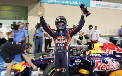 F1, Vettel raggiunge Mansell: ad Abu Dhabi la pole numero 14