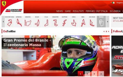 Massa, 100 volte Ferrari. In Brasile il centenario in Rosso