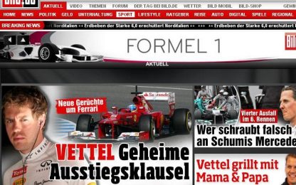 F1, la Bild azzarda: "Vettel in Ferrari entro due anni"