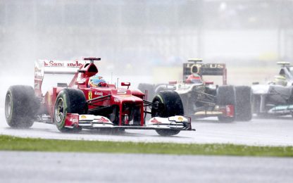 Gp Gran Bretagna, vola Alonso: la Ferrari torna in pole