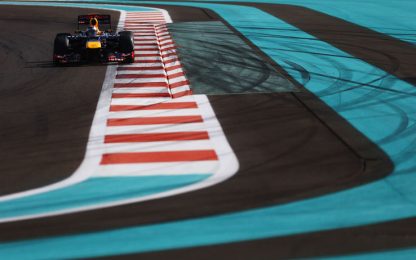 Abu Dhabi, Vettel il più veloce nelle libere. Alonso 7°