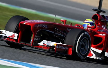 Primi test a Jerez, Button davanti a tutti. Massa sesto