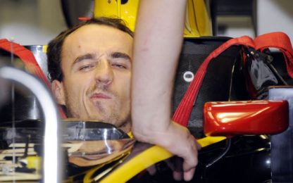 Kubica, manovre verso la F1: con una monoposto al simulatore