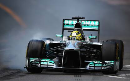 Gp Monaco, prima fila griffata Mercedes. Alonso sesto
