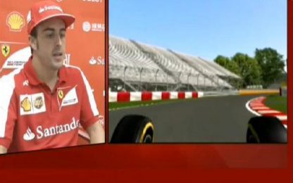 Alonso al simulatore: giro di qualifica a Montreal