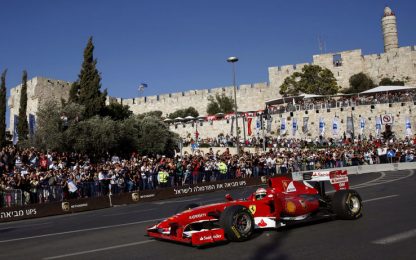 F1 a Gerusalemme, la Lega Araba: "Provocazione israeliana"