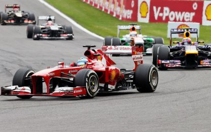 Rimonta Ferrari, Alonso: "E' andato tutto bene"