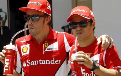 Alonso: "Massa, grande compagno. Altri 7 Gp per divertirci"