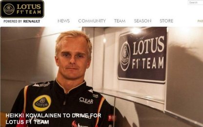 Kovalainen alla Lotus: sarà in pista già ad Austin
