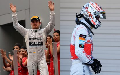 La F1 dà i numeri: Rosberg, un anno da favola. Flop Button