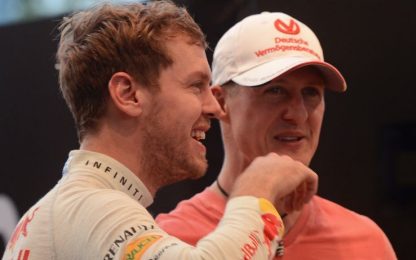 Schumi: "Felice di non essere in squadra con Vettel"
