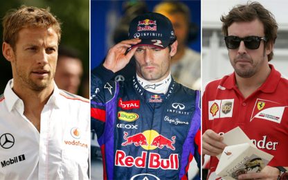Alonso, Webber e gli altri: i musi lunghi del 2013