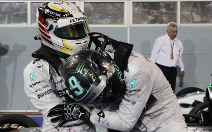Hamilton-Rosberg, duello d'altri tempi. Finalmente
