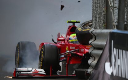 Monaco, uno schianto di GP: quanti incidenti nel Principato
