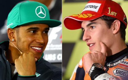 Hamilton vs Marquez, la grande sfida: chi è il più forte?