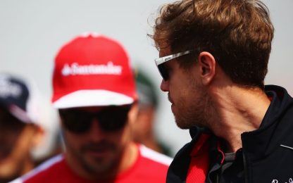 Alonso: "Bella sfida". Vettel: "Con lui nessuna guerra"