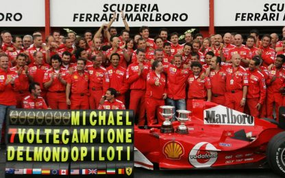 Re Schumacher VII: dieci anni fa l'ultimo titolo mondiale