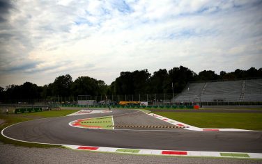 MONZA, ITALY - SEPTEMBER 04:  A general view of  the circuit during Previews ahead of the F1 Grand Prix of Italy at Autodromo di Monza on September 4, 2014 in Monza, Italy.  (Photo by Bryn Lennon/Getty Images)