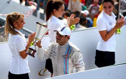 La rivincita di Massa: ritrova il podio e l'amore di Monza
