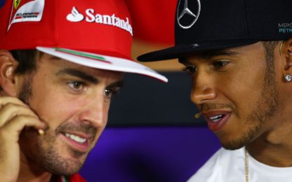 Hamilton: "Alonso vuole la mia macchina? Se la scordi"