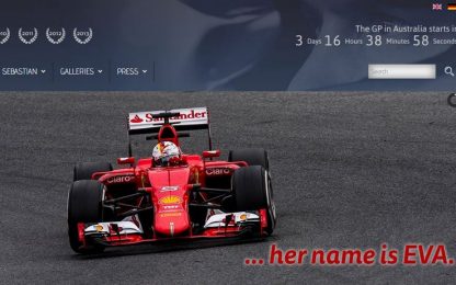 Ecco Eva la Ferrari, è la nuova fiamma Rossa di Vettel
