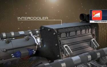 Un grande intercooler, così la Rossa ha ripreso le Mercedes