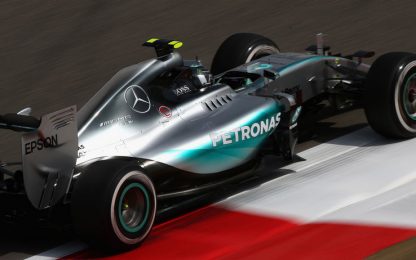 GP Bahrain, Libere 2: Rosberg beffa Hamilton, 3° Raikkonen