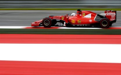 GP Austria, L2: scossa Ferrari. Vettel davanti, 3° Kimi