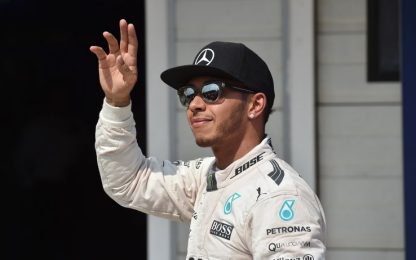 GP Ungheria, pole di Hamilton davanti a Rosberg. Vettel 3°
