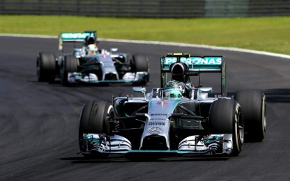 Nico-Lewis, dominio Mercedes a Spa. 5° Raikkonen