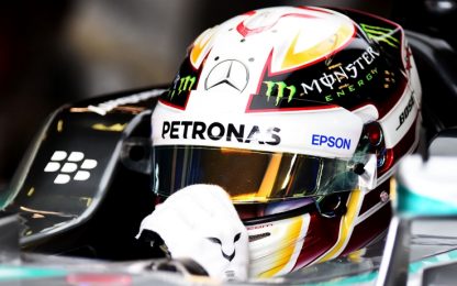 Hamilton perfetto: a Spa è in pole davanti a Nico. Vettel partirà 8°