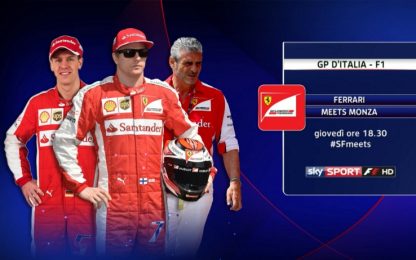 "Ferrari meets Monza", Vettel e Raikkonen incontrano i tifosi