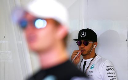 Hamilton-Rosberg, Mercedes leader in Brasile