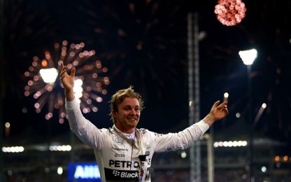 Abu Dhabi, gran finale: vince Rosberg, terzo Raikkonen. Vettel quarto