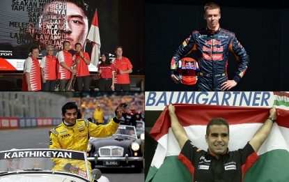 Paese che vai, pilota che trovi: quando la F1 diventa "mondiale"