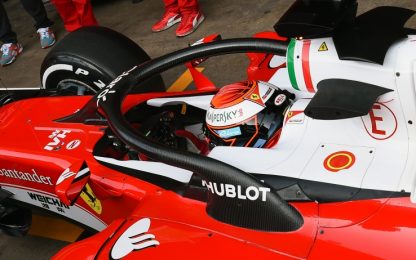La Ferrari inaugura "Halo", gabbia protettiva per la testa del pilota