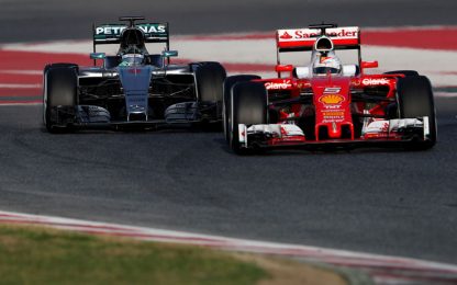 Vettel parla da leader, Hamilton è l’immagine della serenità