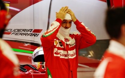 Vettel: "Frustrante non poter correre, spero che il motore sia ok"