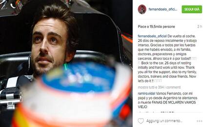 Il ritorno di Alonso e non solo: la settimana social del GP della Cina