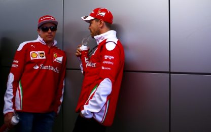 Vettel: "Possiamo migliorare". Kimi: "Buon inizio"