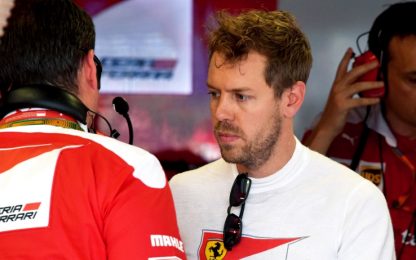 Ferrari giù dal podio, Vettel: "Colpa mia"