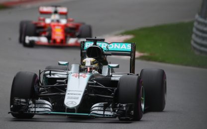 Hamilton super, vince in Canada davanti a Vettel