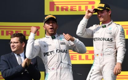 Hamilton re d'Ungheria: vince e sorpassa Rosberg