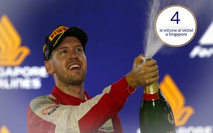 Vettel bello di notte: a Singapore per la cinquina