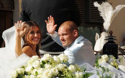 Sneijder e Yolanthe, nozze da sogno: tutto sull'evento